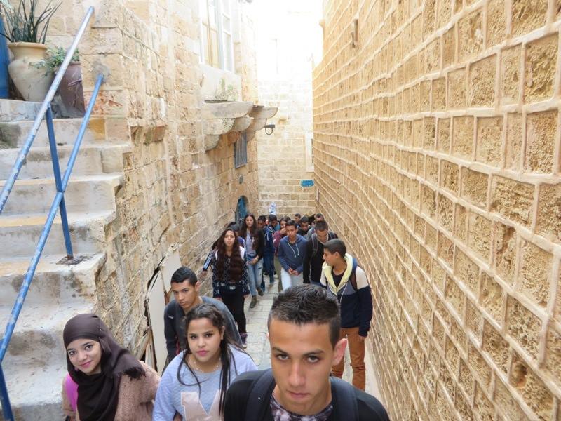 شبيبة بلدنا من بئر المكسور والشبلي تقوم بجولة الى يافا